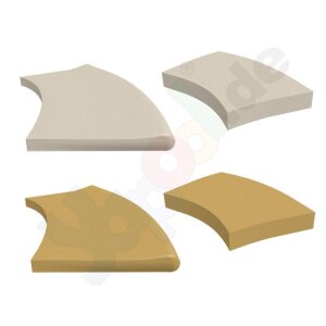 Kunststein Beckenrandsteine für Rundbecken