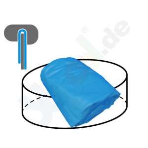 für Stahlwandbecken, ohne Biese