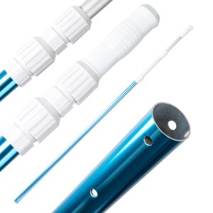 Alu Teleskopstange Telestange 1,2 - 3,6 m 3-teilig
