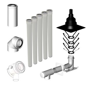 Almeva Abgas Paket für Schachtsanierung 10 m RLU...