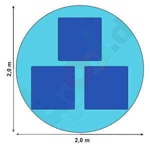 Set Pool PVC Luftkissen für PEB Abdeckung von...