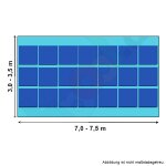 Set Pool PVC Luftkissen für PEB Abdeckung von Rechteckbecken 7,0 x 3,5 m