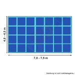 Set Pool PVC Luftkissen für PEB Abdeckung von Rechteckbecken 7,5 m x 4,0 m