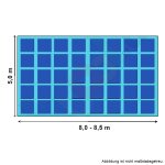 Set Pool PVC Luftkissen für PEB Abdeckung von Rechteckbecken 8,0 m x 5,0 m