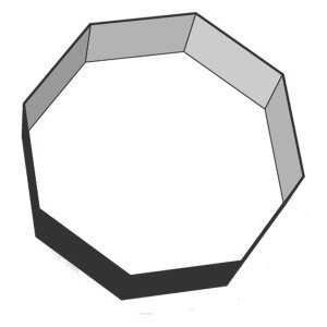 BWT Poolfolie Sonderanfertigung Innenhülle B-Liner 0,8 mm Keilbiese P3 blau