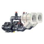 Aquatechnix Aqua Flow Jet Doppel-Complete Counter Flow Unit mit Luftregulierung