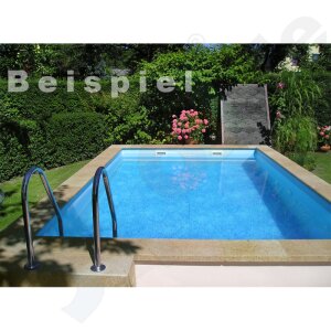 Pool Beckenrandsteine Beton Rechteckbecken 4,50 x 6,50 m...