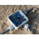 Unterwasser Kabeldose Gelbox-T40 Typ GQ IP68 90 x 90 x 52 mm für Kabel 9-17 mm