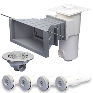 Set BWT High-Level Skimmer SL119-M-MR 4x Einlaufdüse...