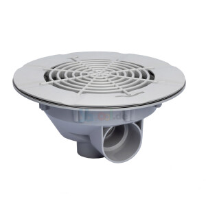 Set BWT High-Level Skimmer SL119-M-MR 4x Einlaufdüse +Bodenablauf Color hellgrau