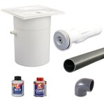 Paket BWT Procopi Pool Wasserstandsregler Niveauregulierer RN-305 Düse hellgrau