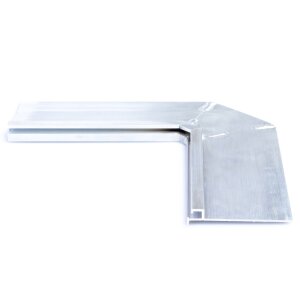 Paket 4x Yapool PROFI Aluminium Innenecke 90° für Alu Einhangleiste starr