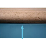 BWT Procopi Poolfolie Sonderanfertigung S-Liner 0,9 mm Keilbiese P3 dunkelgrau