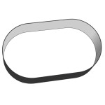 BWT Procopi Poolfolie Sonderanfertigung S-Liner 0,9 mm Keilbiese P3 dunkelgrau