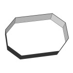 BWT Procopi Poolfolie Sonderanfertigung S-Liner 0,9 mm Keilbiese P3 dunkelgrau