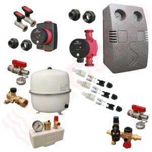 Plus+Paket Öl-Brennwertkessel Viessmann Vitoladens 300-C modul. 28,9 kW Speicher TWS 300 L