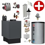 Plus+Paket Öl-Brennwertkessel Viessmann Vitoladens 300-C modul. 28,9 kW Speicher TWS 300 L