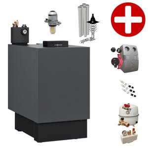 Plus+Paket Öl-Brennwertkessel Viessmann Vitoladens...