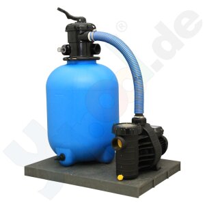 Fastline Pool Paket Einbau Rundbecken PROFI FUN 4,5 m x 1,5 m Folie 0,8 mm blau