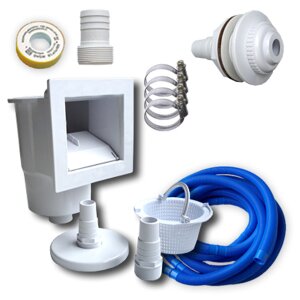 Fastline Pool Paket Einbau Rundbecken PROFI FUN 4,5 m x 1,5 m Folie 0,8 mm blau