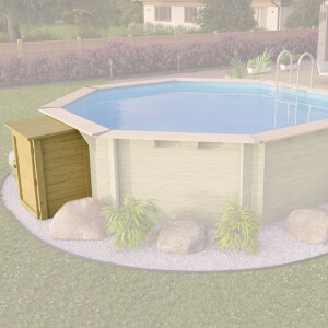 Filterpumpenhaus für Holzpool Karibu Classic