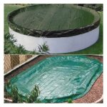 PEB Pool Abdeckplane Winterabdeckplane Winterabdeckung für Rundbecken 7,5 m