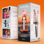 Kokido Storm Pool Thermometer Schwimmthermometer mit LED Leuchte und großer Skala