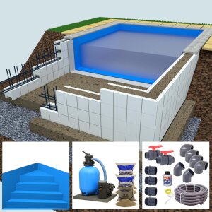 Fastline Premium Paket Yapool Stone Profi PS40...