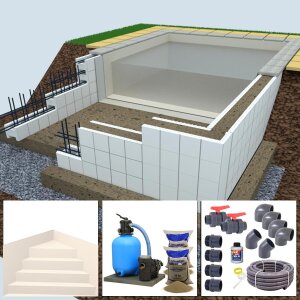 Fastline Premium Paket Yapool Stone Profi PS40...