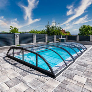 ALBIXON Dallas Clear A Poolüberdachung -...