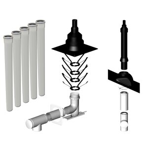 Almeva Abgas Paket für Schachtsanierung 10 m RLU...