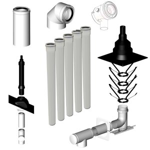 Almeva Abgas Paket für Schachtsanierung 10 m RLU...