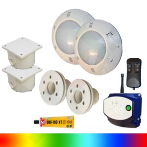 Set 2x Seamaid Maxi LED Underwater Spotlights RGB 510 lm