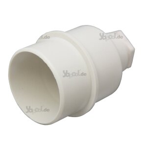 Abschlusskappe 50 mm Klebeanschluss f. Einbaunische Mini