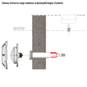 Abschlusskappe 50 mm Klebeanschluss f. Einbaunische Mini