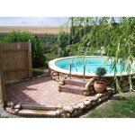 Yapool Stone PS25 Round Pool Styrofoam  4,0 x 1,2 m