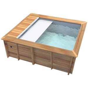 BWT Procopi Paket Holzpool Urban 4,2 x 3,5 m mit automat....