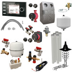 Plus-Paket Öl-Brennwertkessel Wolf COB-2-15 B30 9,6 - 15,4 kW Speicher TWS 150 L - Modell 2024