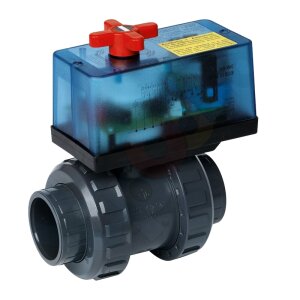 Praher 2-Wege Motorkugelhahn PVC 230V 50 mm