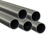 Paket PVC Rohr Ø 50 x 2,4 mm Bund 5 x 1,5 m (7,5 m) grau