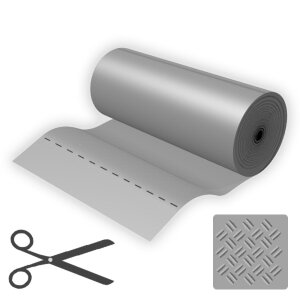 ElbeBlueline Schwimmbadfolie STG200 Zuschnitt 1,65 m x...