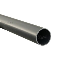 PVC Rohr Ø 50 x 2,4 mm Länge 1,5 m grau