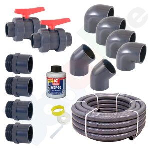 PVC Verrohrungspaket Flex 50-250 - Klebeschlauch 25 m