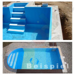 Liner - Edge Profile VB12 corner 12x4,5x200cm adriablue coating outside