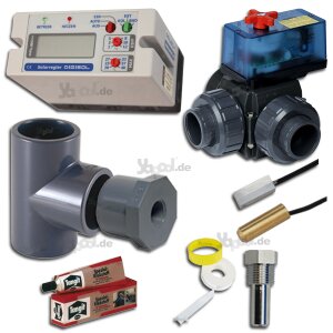 Paket Pausch Digisol Solarregler 3-Wege Motorventil 50 mm
