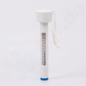 Pool Thermometer Badthermometer Tauchthermometer rund analog