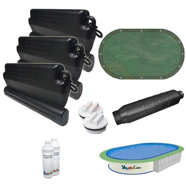 Winterpaket Überwinterungspaket für Ovalbecken 6,0 x 3,2 x 1,5 m