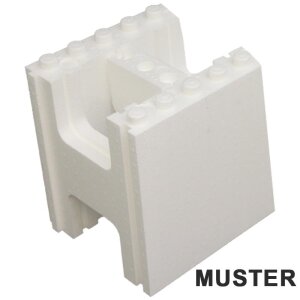 Muster Yapool Stone PROFI PS40 Styropor Schalstein...