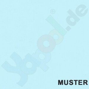 Muster Pool PVC-Folie 0,8 mm hellblau