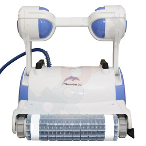 Dolphin Thunder 20 Pool Robot Cartridge Filter, Combi Brush, for floor+wall
